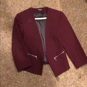 Red blazer